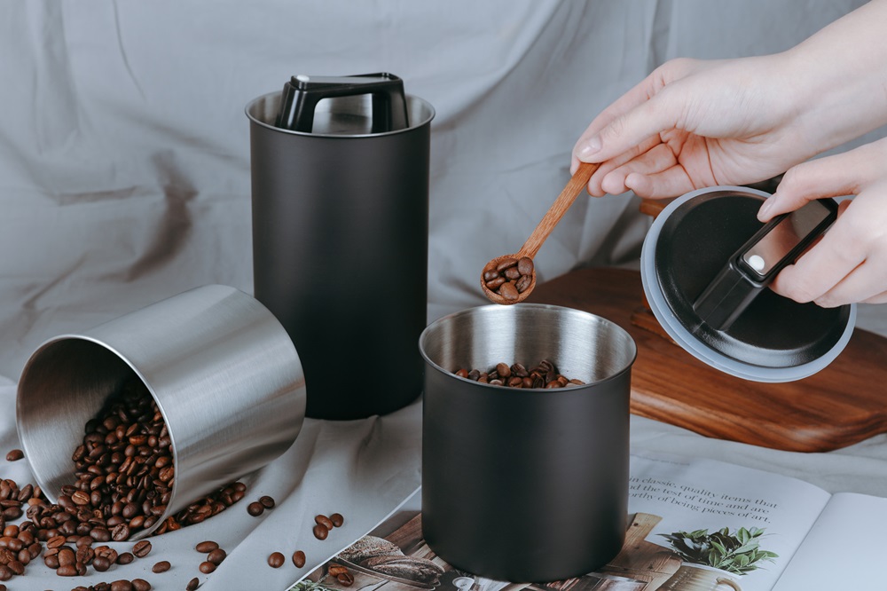 coffee beans storage jars