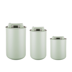 powder coating coffee canister